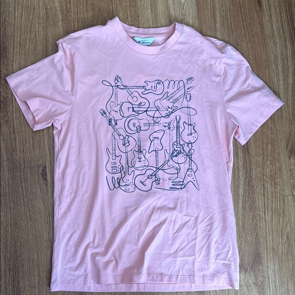 Ben Sherman Pink Graphic Tee